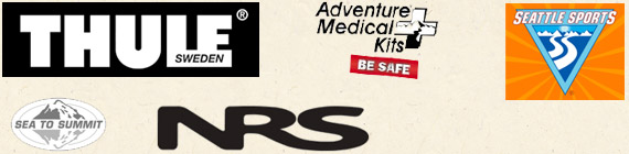 NRS, Sea to Summit, Seattle Sports, Thule, Malone Autoracks, Chums, Beyond Coastal, Adventure Medical Kits